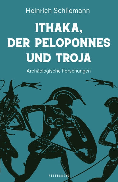 Buch Ithaka, der Peloponnes und Troja in Bibliothek